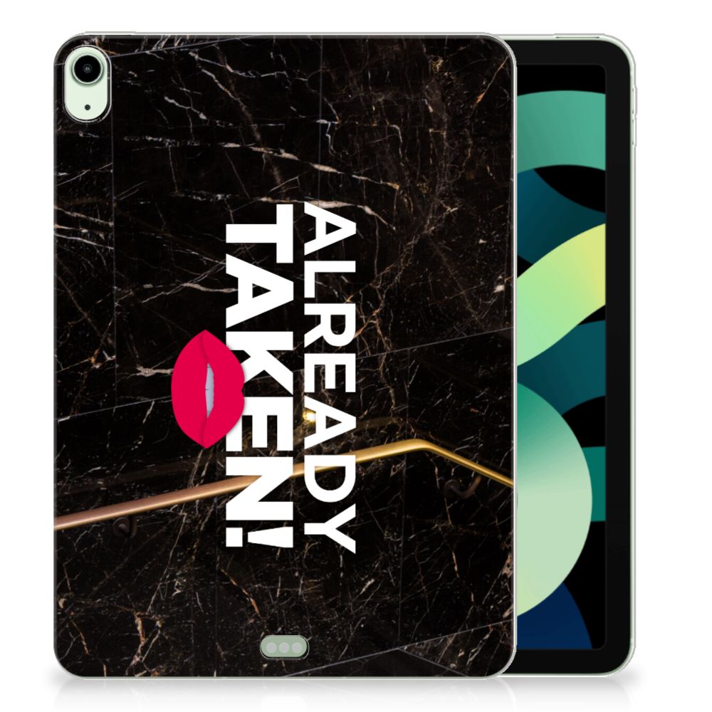 iPad Air (2020/2022) 10.9 inch Back cover met naam Already Taken Black - B2C Telecom