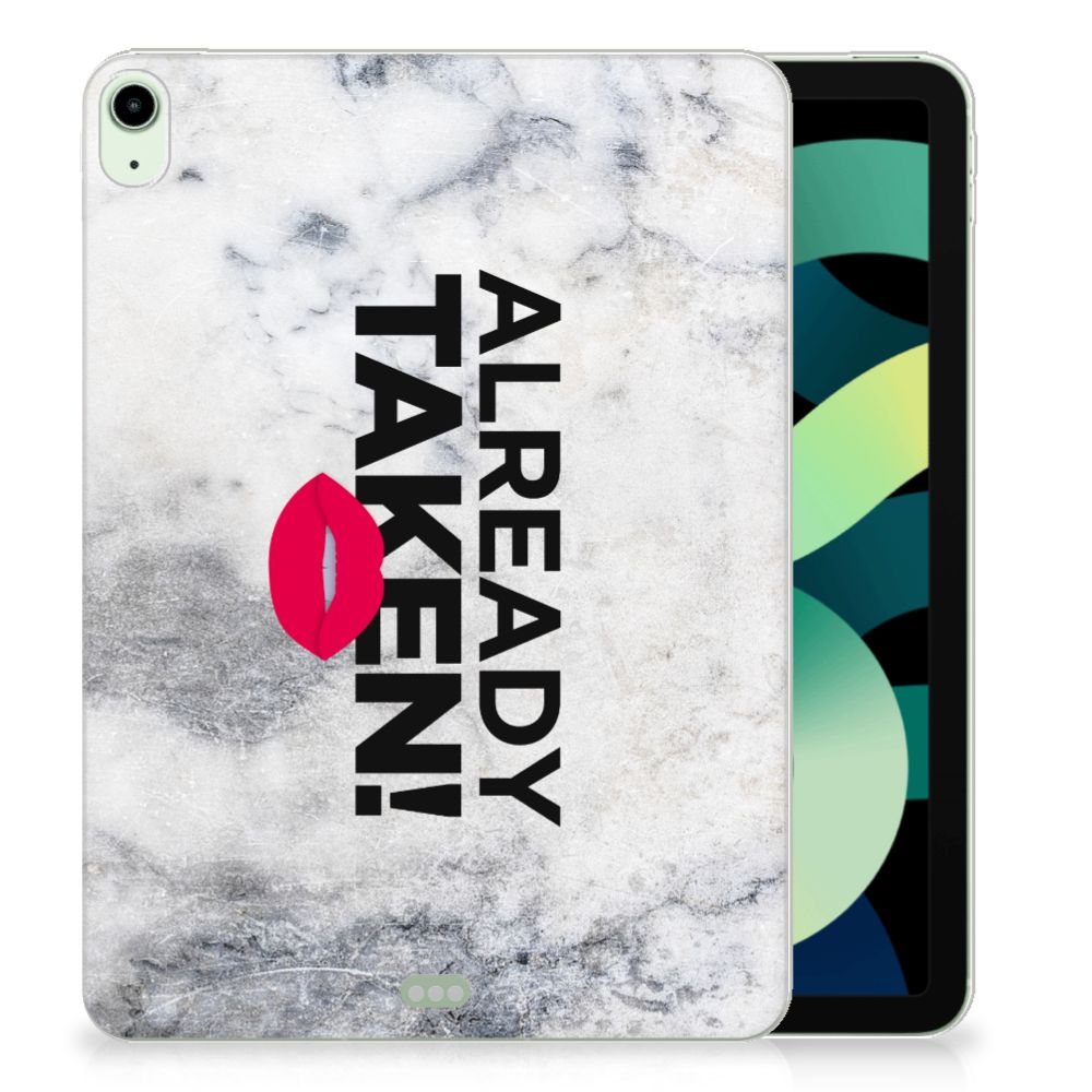 iPad Air (2020/2022) 10.9 inch Back cover met naam Already Taken White - B2C Telecom