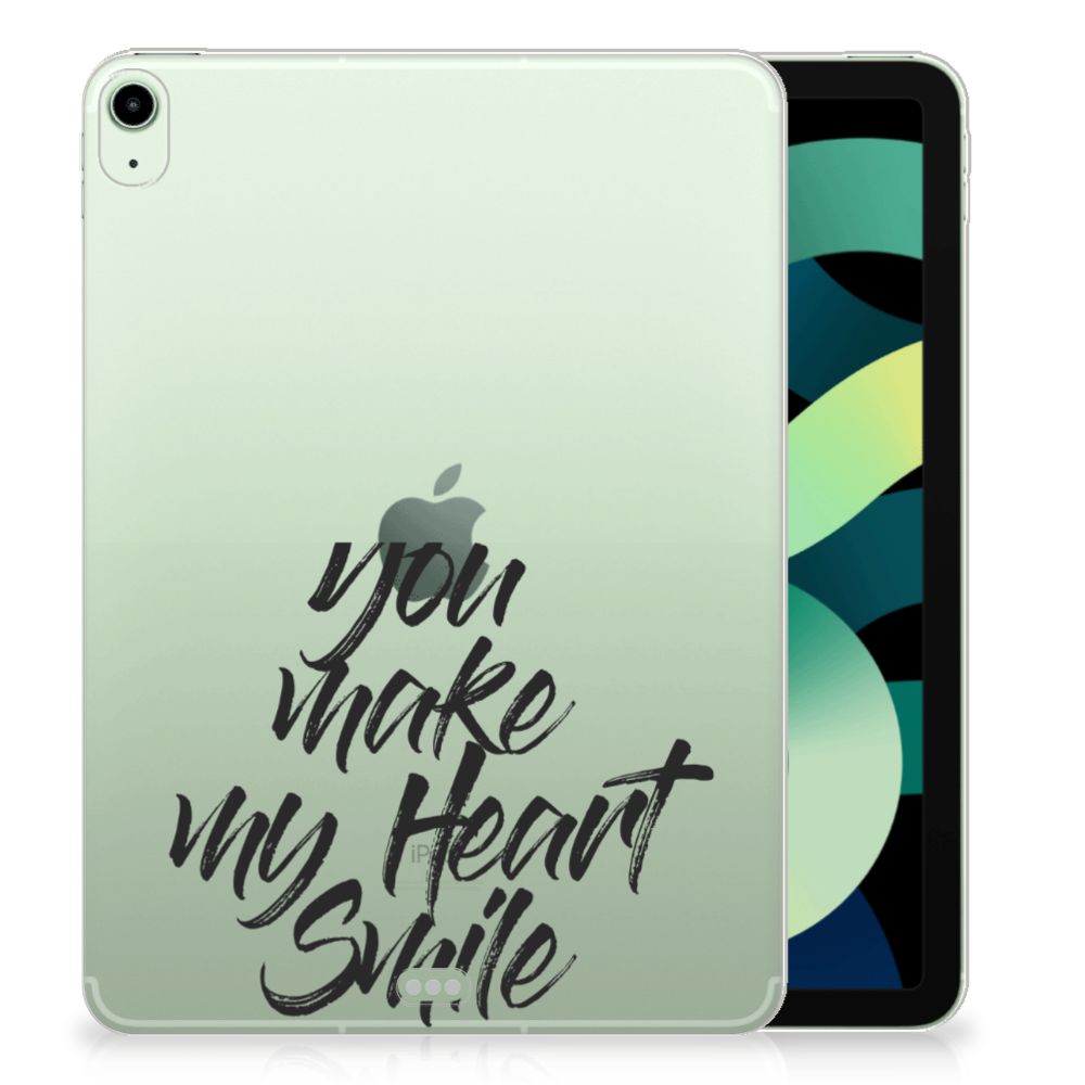 iPad Air (2020/2022) 10.9 inch Back cover met naam Heart Smile - B2C Telecom