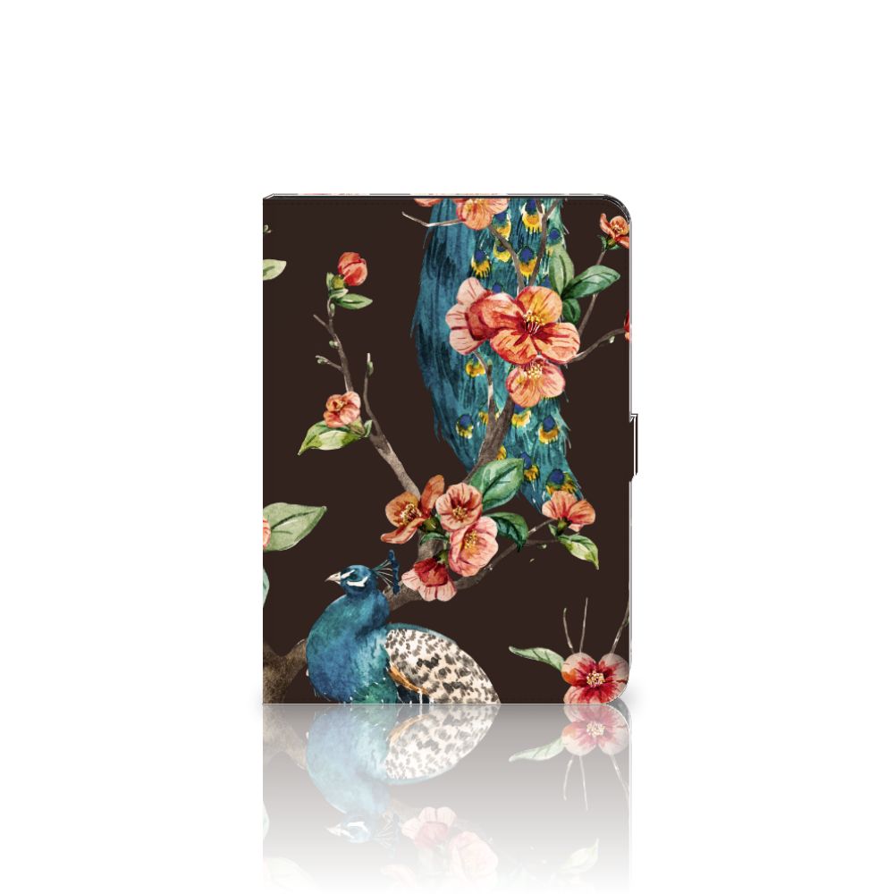 iPad Air (2020/2022) 10.9 inch Flip Case Pauw met Bloemen voorkant design