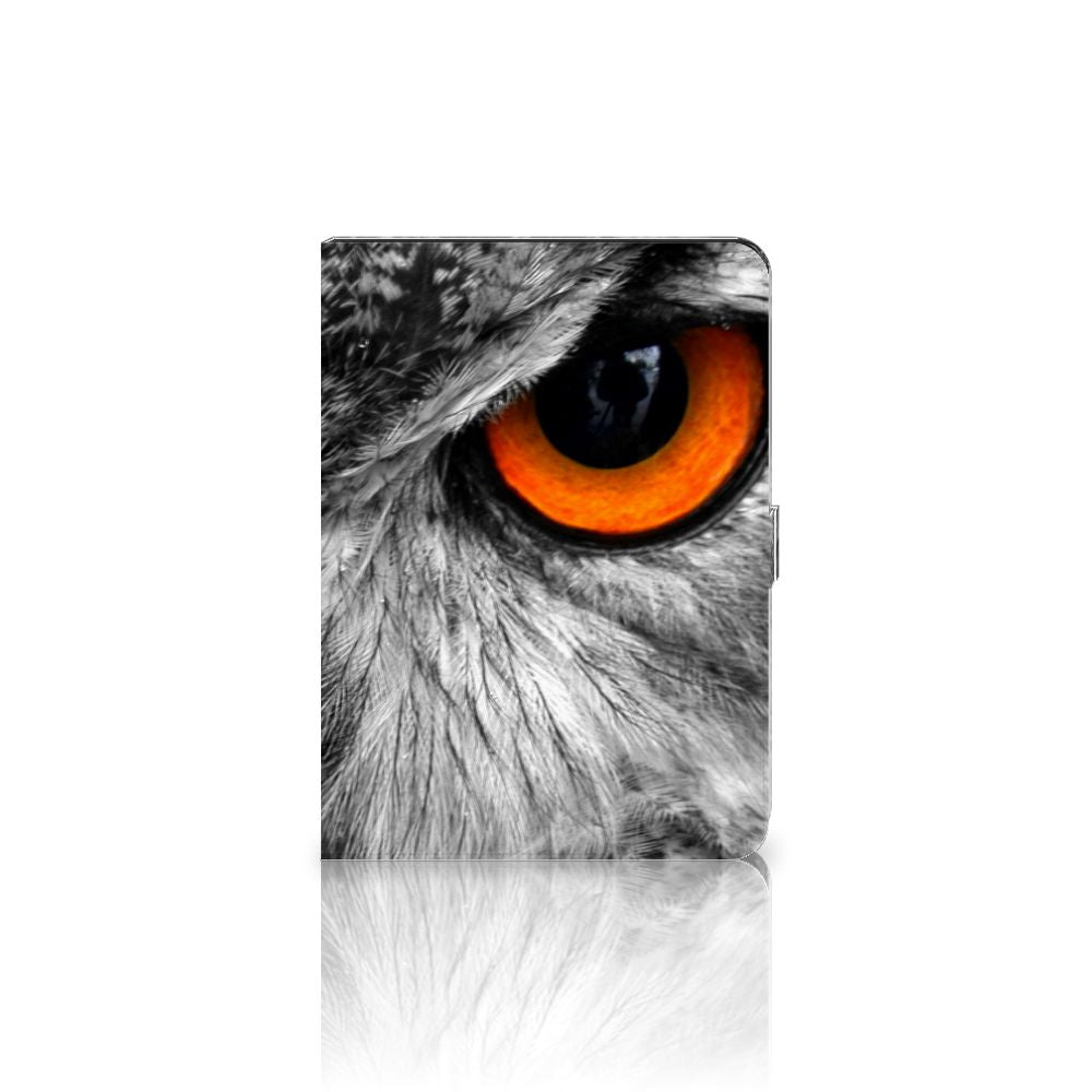 Telefoonhoesje iPad Air (2020/2022) 10.9 inch Uil design close-up
