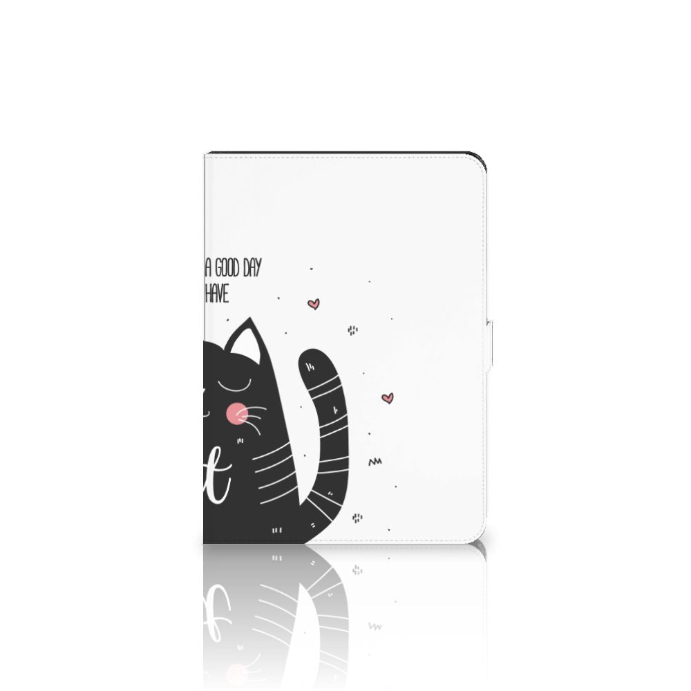 iPad Air (2020/2022) 10.9 inch Hippe Tablet Hoes Cat Good Day