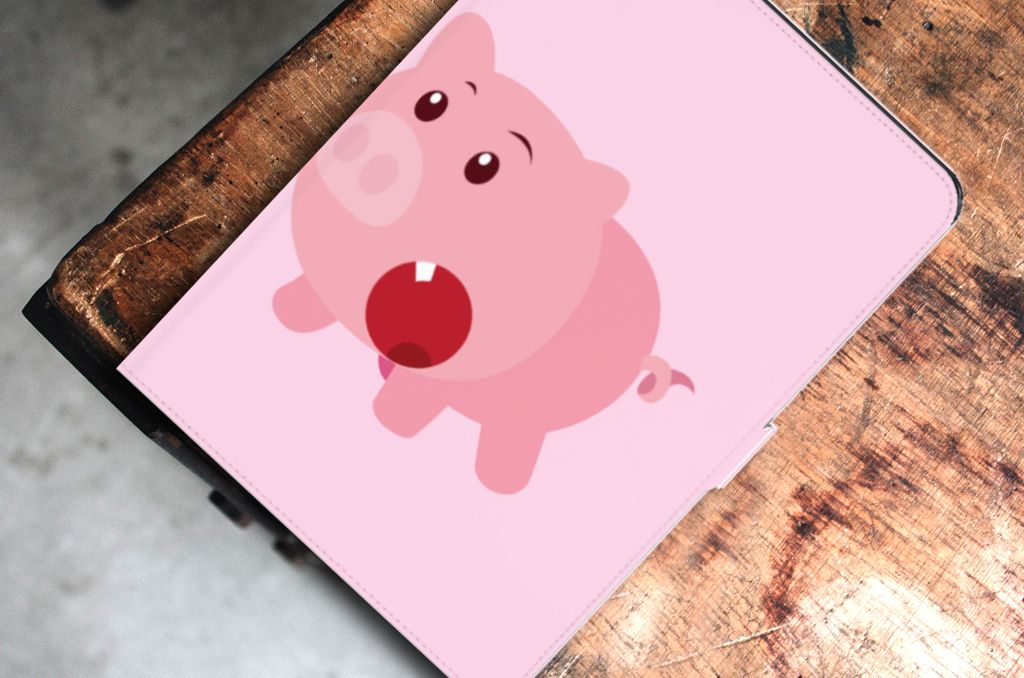 iPad Air (2020/2022) 10.9 inch Hippe Tablet Hoes Pig Mud
