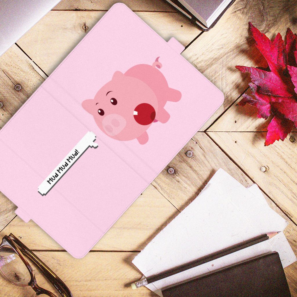 iPad Air (2020/2022) 10.9 inch Hippe Tablet Hoes Pig Mud