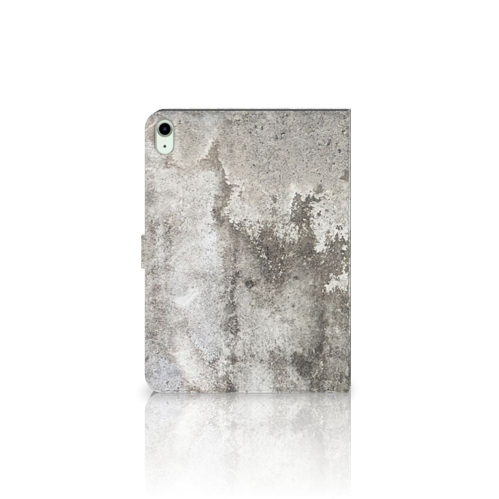 iPad Air (2020/2022) 10.9 inch Leuk Tablet hoesje  Beton Print