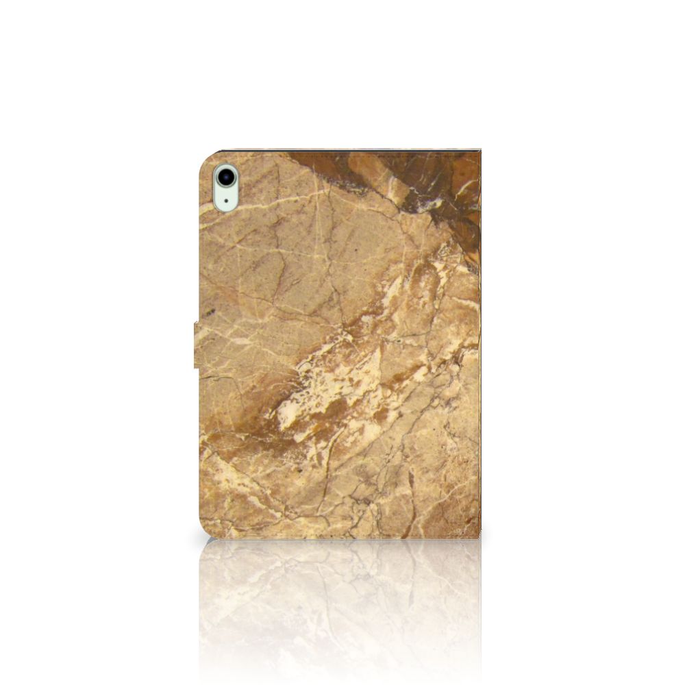 iPad Air (2020/2022) 10.9 inch Leuk Tablet hoesje  Marmer Creme
