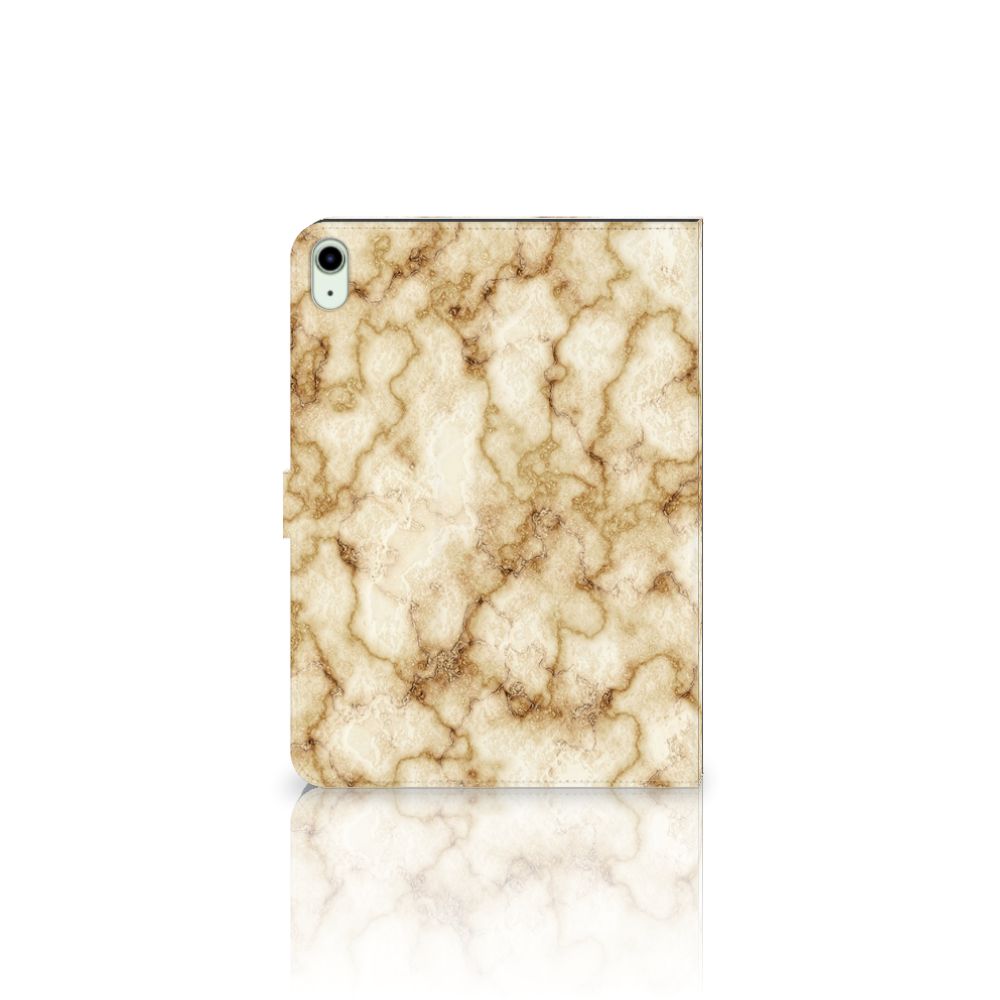 iPad Air (2020/2022) 10.9 inch Leuk Tablet hoesje  Marmer Goud