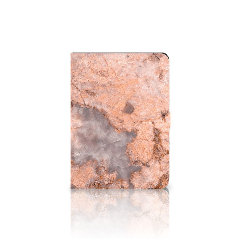 iPad Air (2020/2022) 10.9 inch Leuk Tablet hoesje  Marmer Oranje
