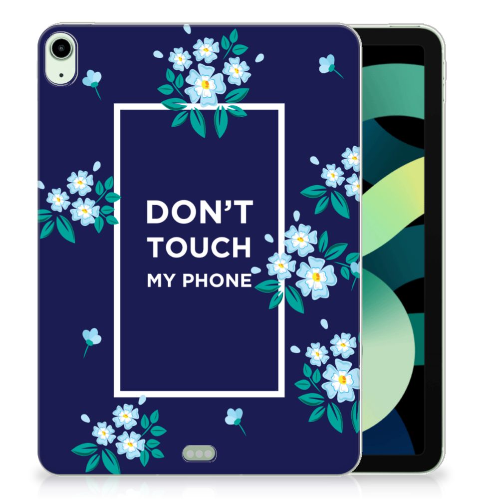 iPad Air (2020/2022) 10.9 inch Print Case Flowers Blue DTMP - B2C Telecom