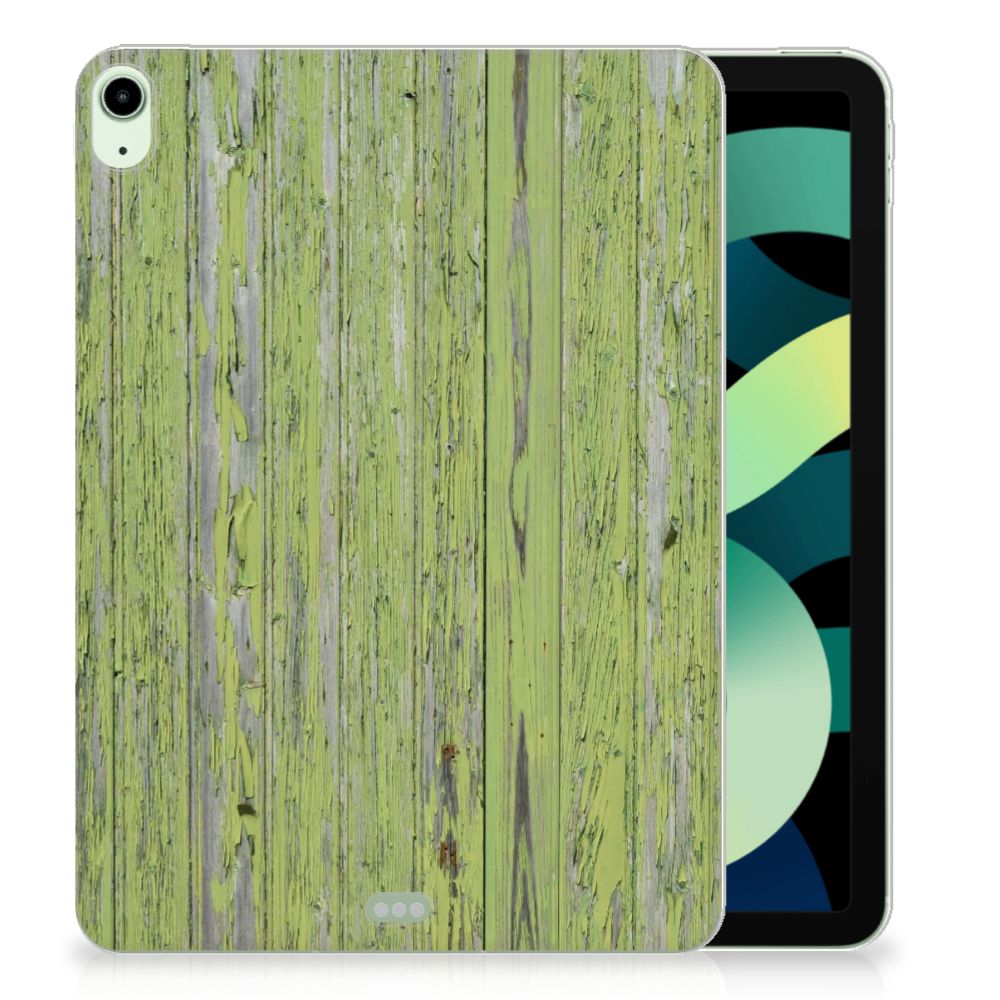 iPad Air (2020/2022) 10.9 inch Silicone Tablet Hoes Green Wood - B2C Telecom