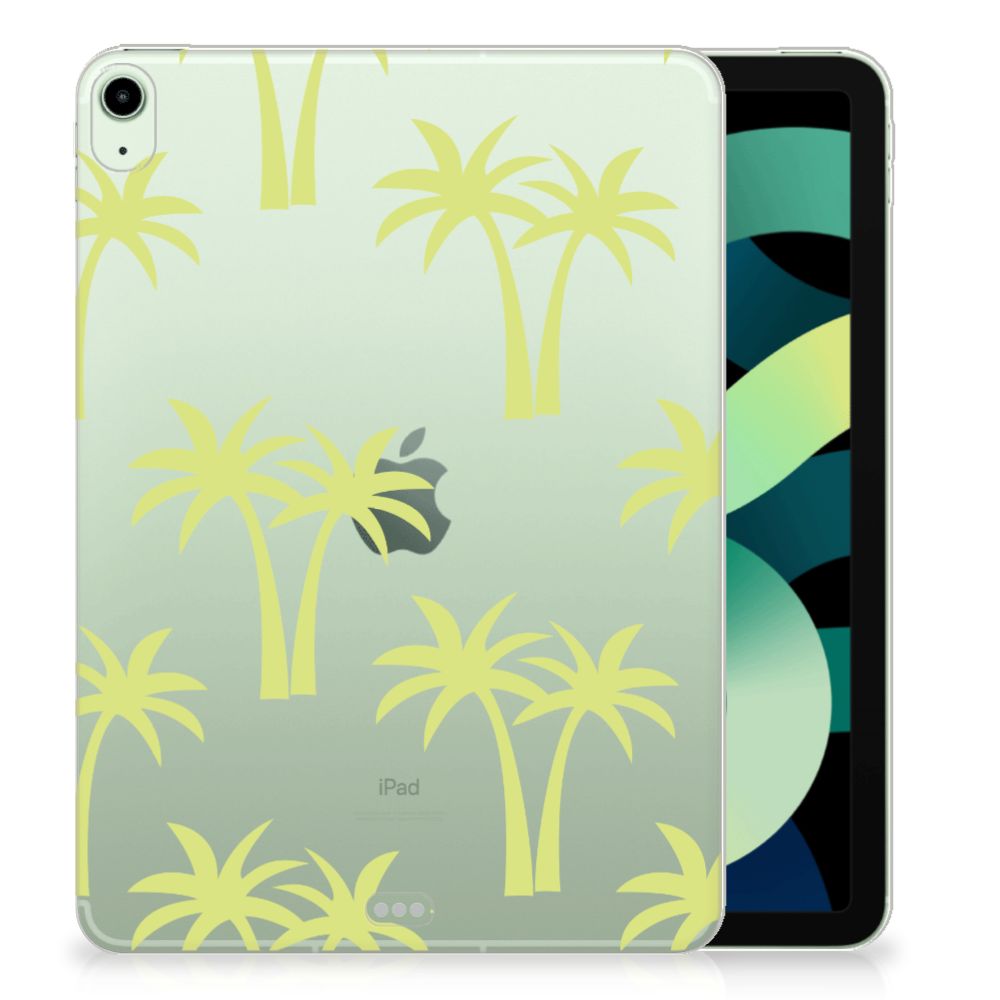 iPad Air (2020/2022) 10.9 inch Siliconen Hoesje Palmtrees - B2C Telecom