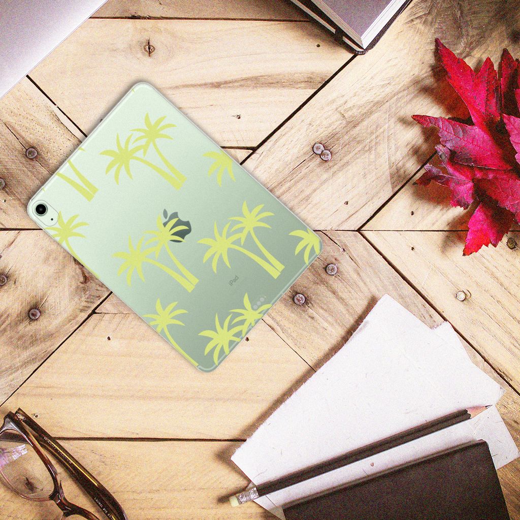 iPad Air (2020/2022) 10.9 inch Siliconen Hoesje Palmtrees - B2C Telecom
