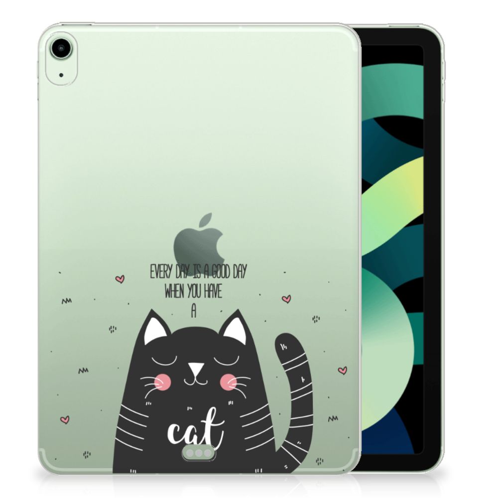 iPad Air (2020/2022) 10.9 inch Tablet Back Cover Cat Good Day - B2C Telecom