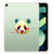 iPad Air (2020/2022) 10.9 inch Tablet Back Cover Panda Color met kleurrijk panda design 🐼