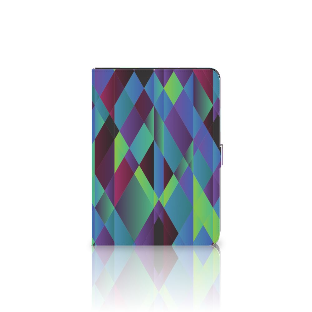 iPad Air (2020/2022) 10.9 inch Tablet Beschermhoes Abstract Green Blue voorkant