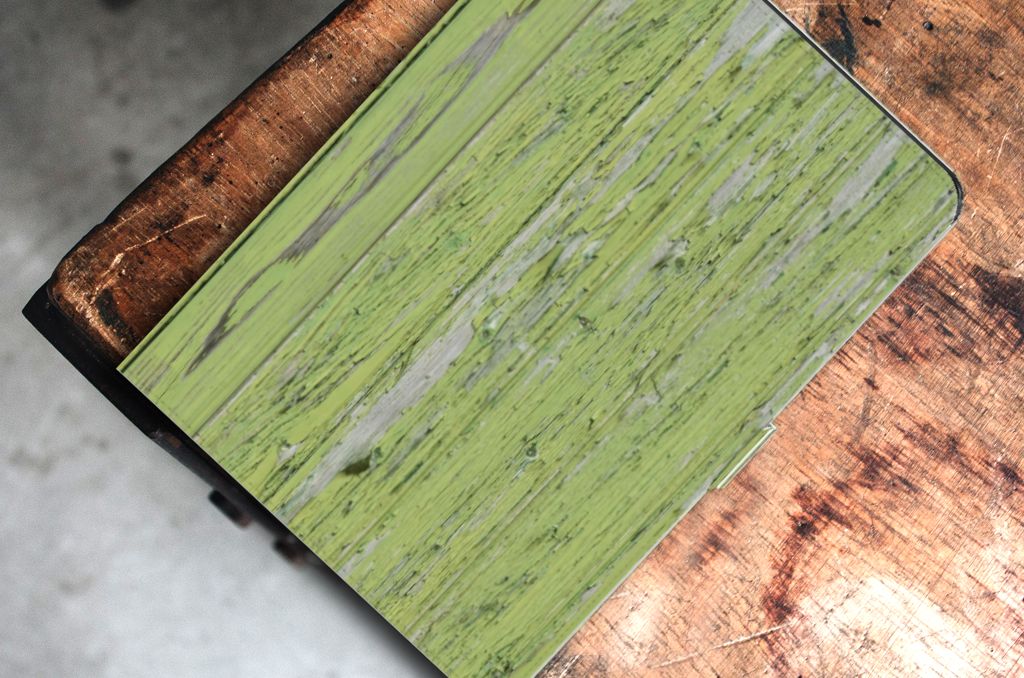 iPad Air (2020/2022) 10.9 inch Tablet Book Cover Green Wood