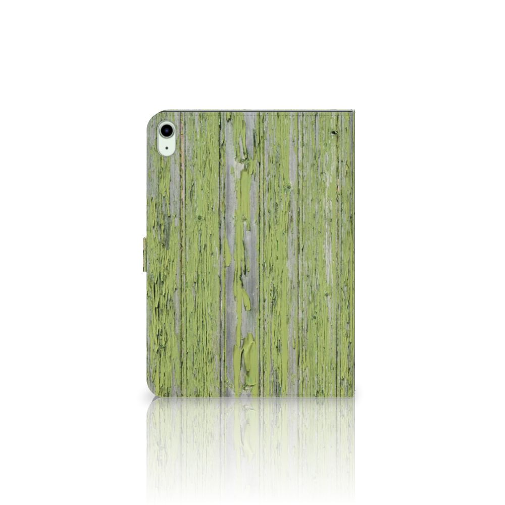 iPad Air (2020/2022) 10.9 inch Tablet Book Cover Green Wood