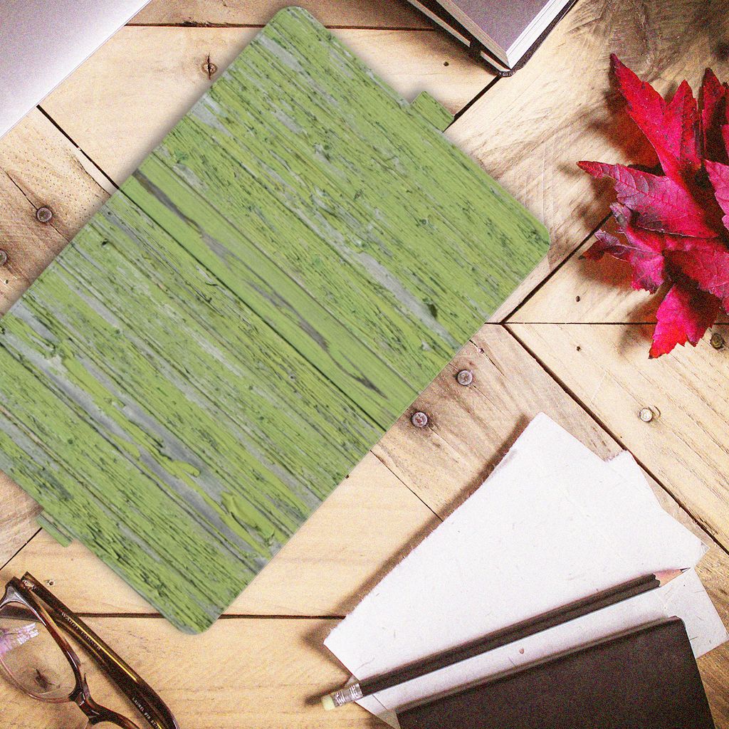 iPad Air (2020/2022) 10.9 inch Tablet Book Cover Green Wood