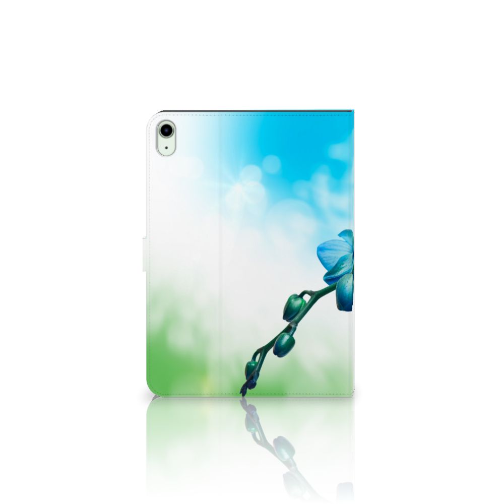 iPad Air (2020/2022) 10.9 inch Tablet Cover Orchidee Blauw - Cadeau voor je Moeder