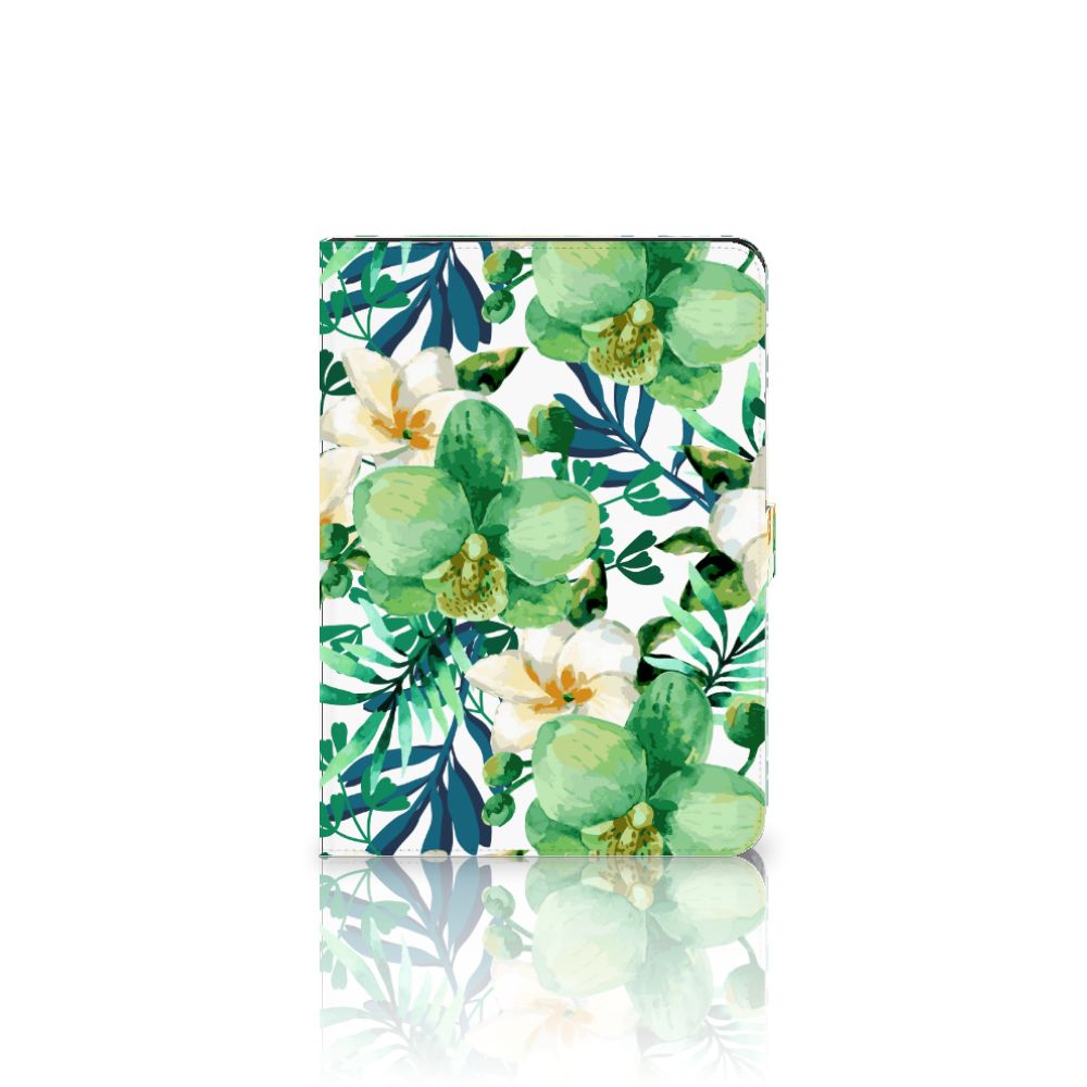 iPad Air (2020/2022) 10.9 inch Tablet Cover Orchidee Groen