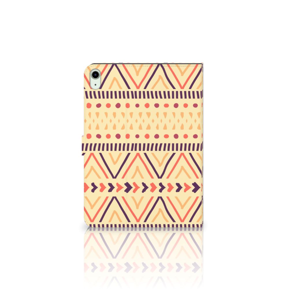 iPad Air (2020/2022) 10.9 inch Tablet Hoes Aztec Yellow