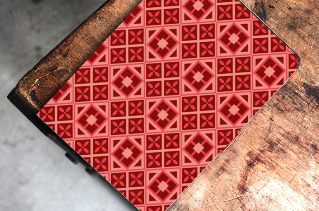 iPad Air (2020/2022) 10.9 inch Tablet Hoes Batik Rood
