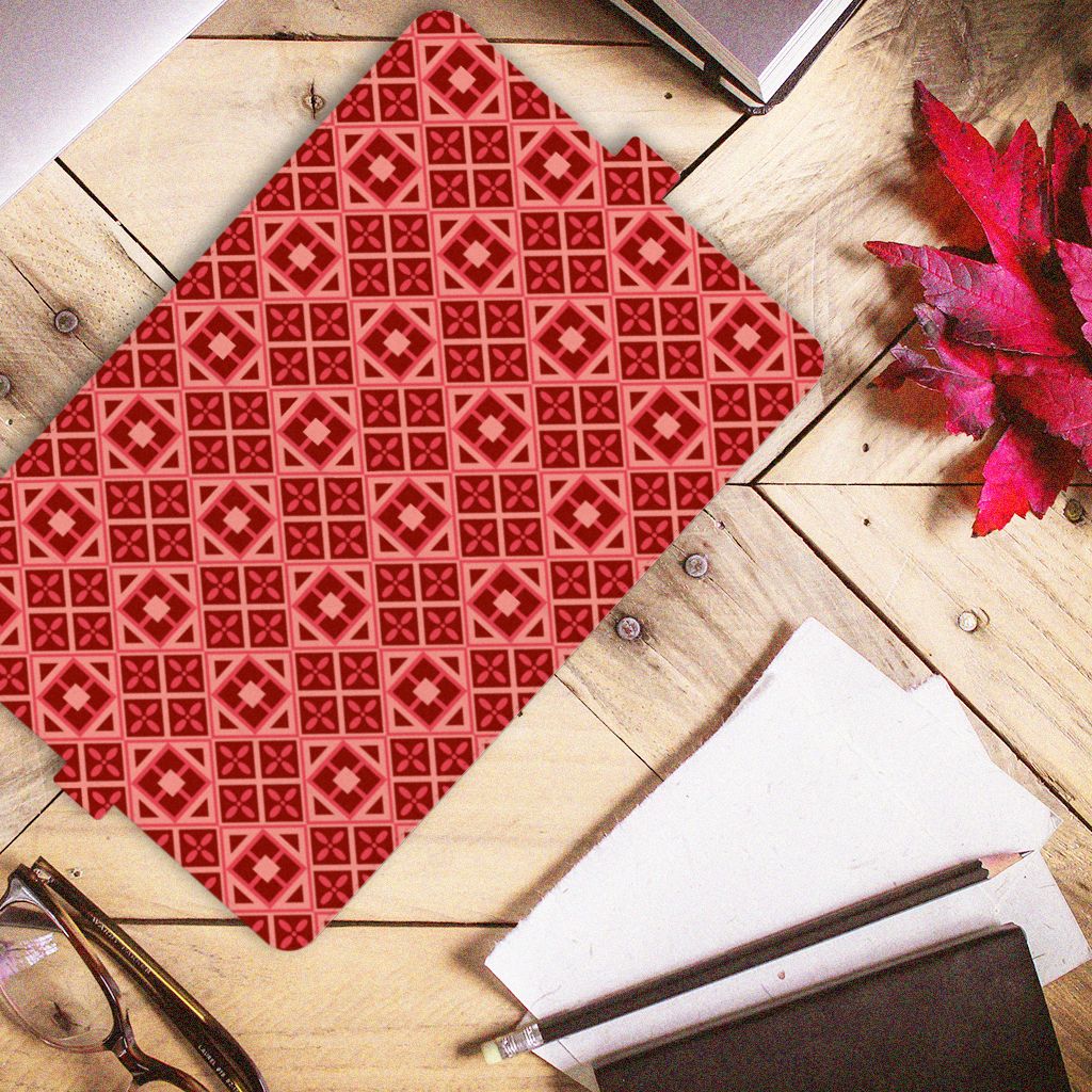 iPad Air (2020/2022) 10.9 inch Tablet Hoes Batik Rood