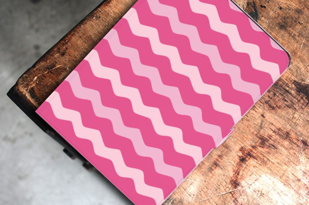 iPad Air (2020/2022) 10.9 inch Tablet Hoes Waves Pink