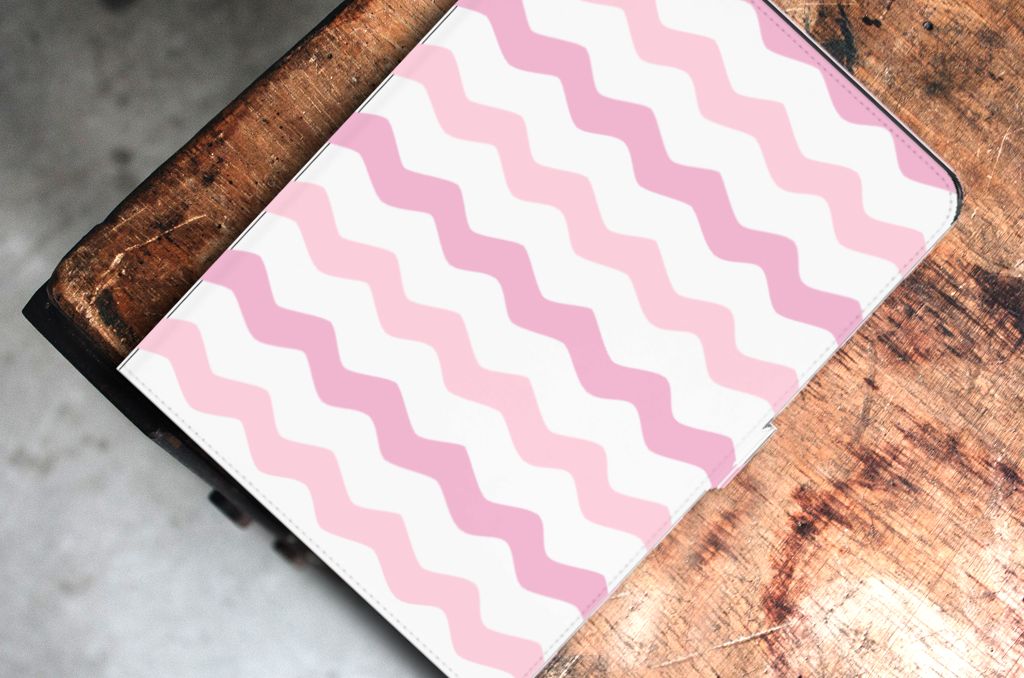 iPad Air (2020/2022) 10.9 inch Tablet Hoes Waves Roze