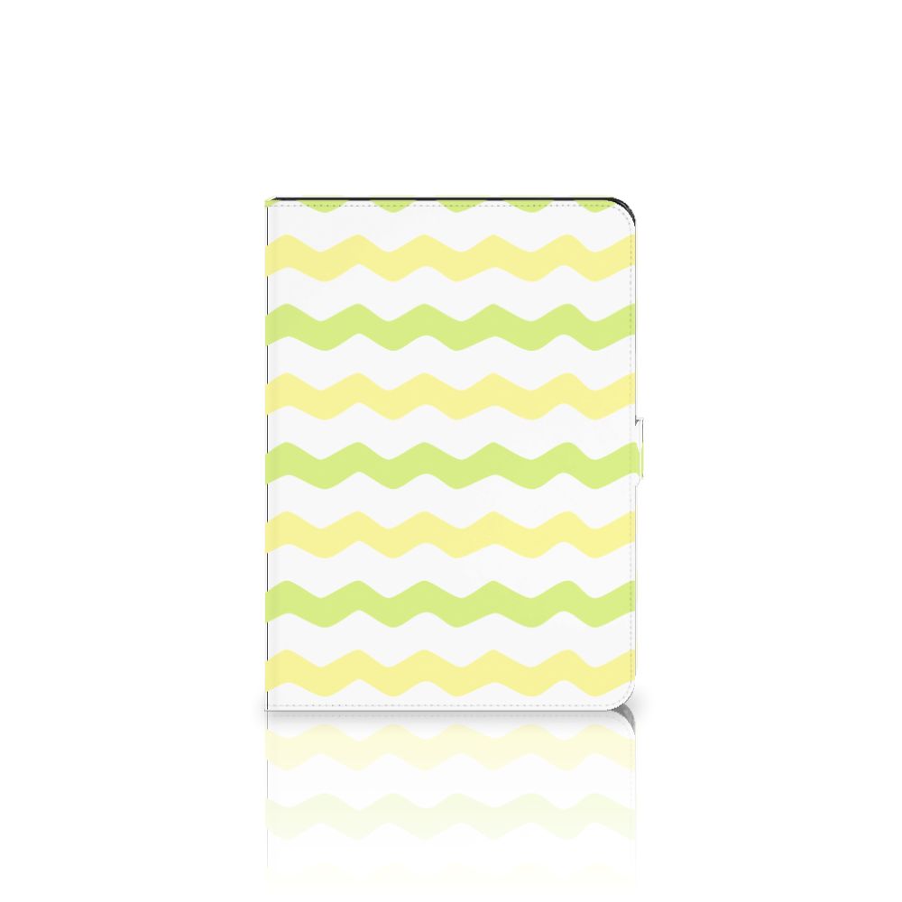 iPad Air (2020/2022) 10.9 inch Tablet Hoes Waves Yellow