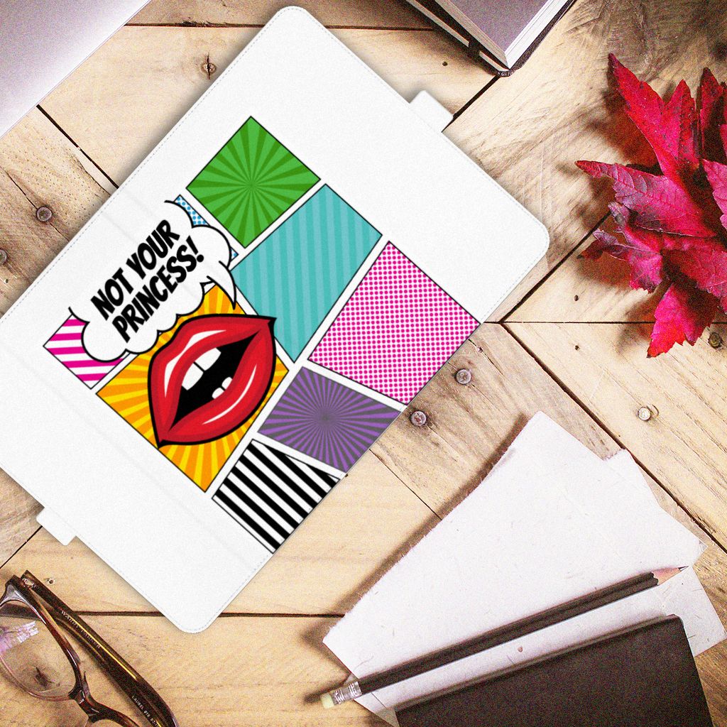 iPad Air (2020/2022) 10.9 inch Tablet Hoes met standaard Popart Princess