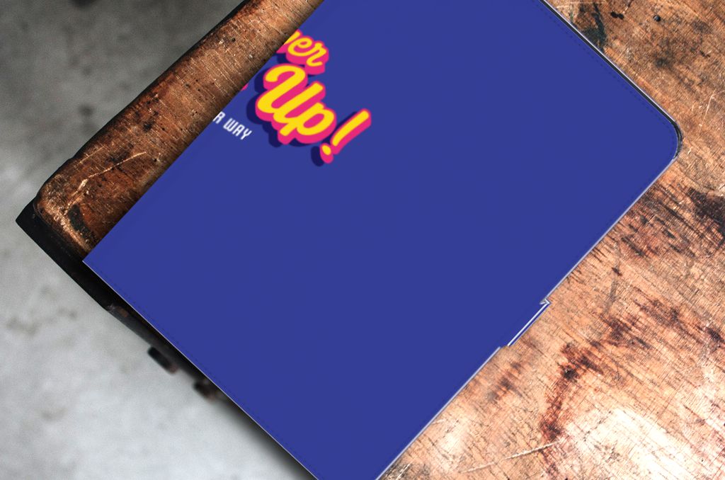 iPad Air (2020/2022) 10.9 inch Tablet Hoesje met naam Never Give Up