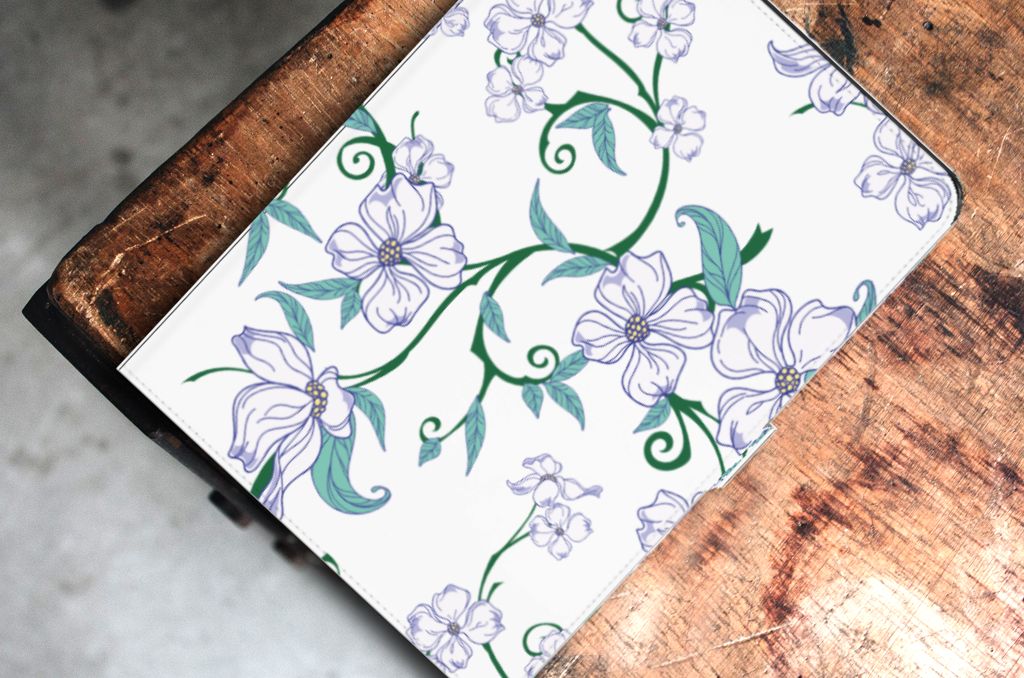 iPad Air (2020/2022) 10.9 inch Uniek Tablet Cover Blossom White