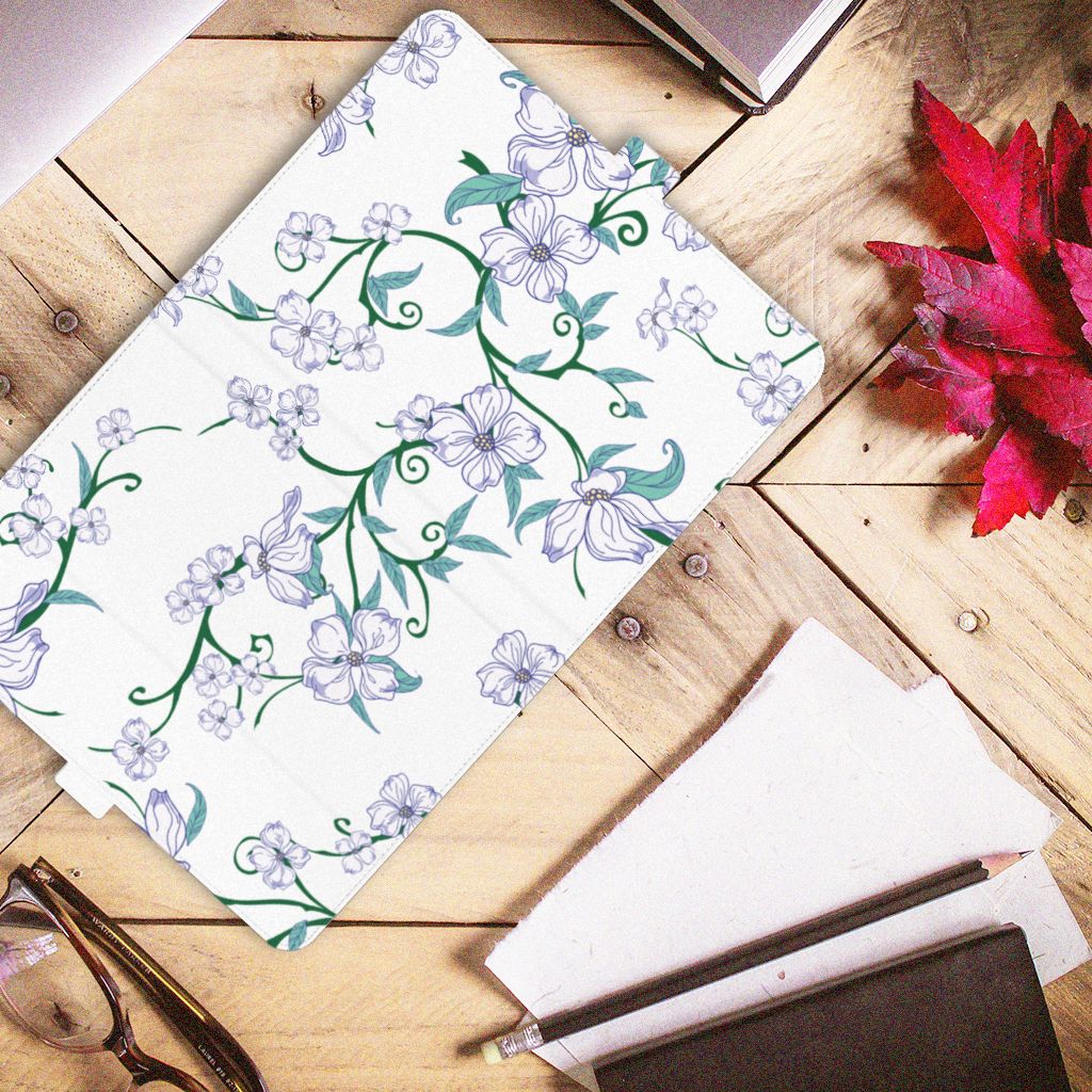 iPad Air (2020/2022) 10.9 inch Uniek Tablet Cover Blossom White