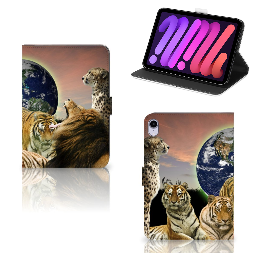 iPad Mini 6 (2021) Flip Case Roofdieren