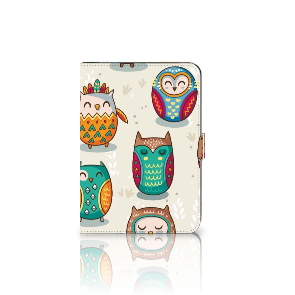 iPad Mini 6 (2021) Flip Case Vrolijke Uilen