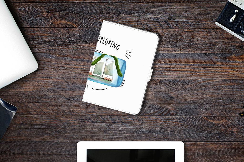 iPad Mini 6 (2021) Hippe Tablet Hoes Boho Bottle