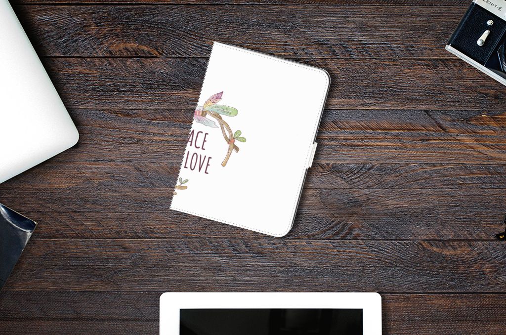 iPad Mini 6 (2021) Hippe Tablet Hoes Boho Text