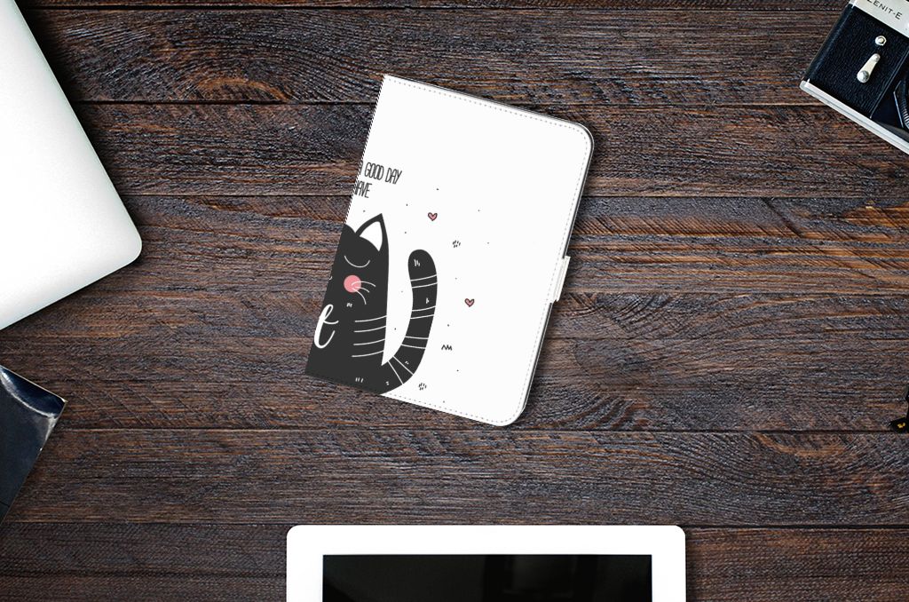 iPad Mini 6 (2021) Hippe Tablet Hoes Cat Good Day