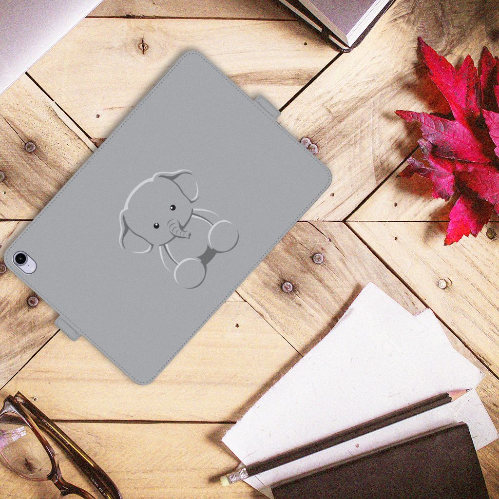 iPad Mini 6 (2021) Hippe Tablet Hoes Grijs Baby Olifant