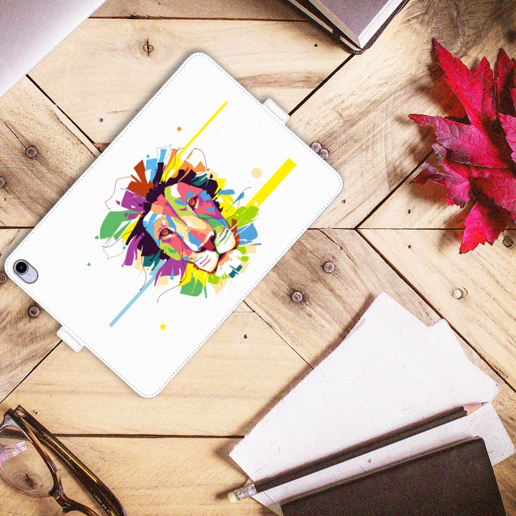 iPad Mini 6 (2021) Hippe Tablet Hoes Lion Color