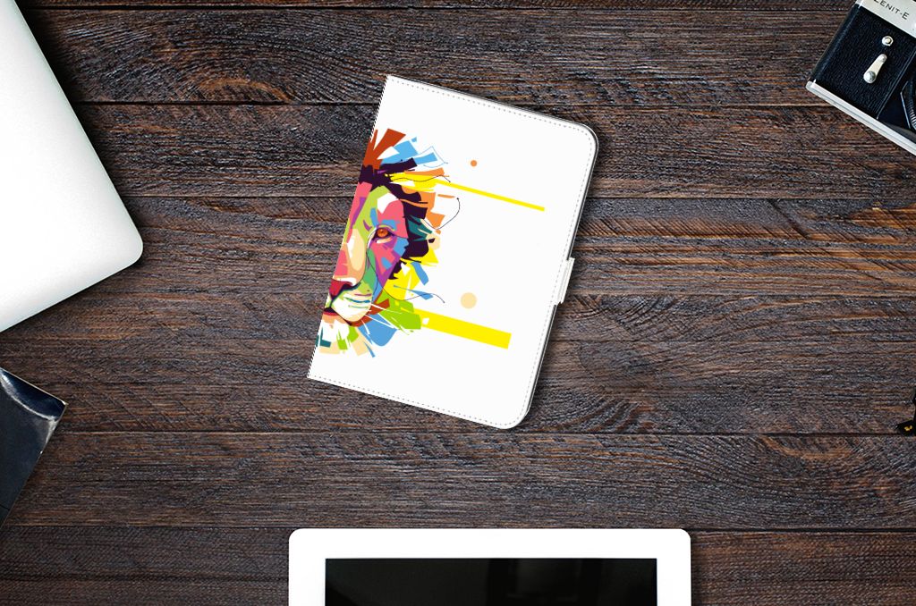 iPad Mini 6 (2021) Hippe Tablet Hoes Lion Color