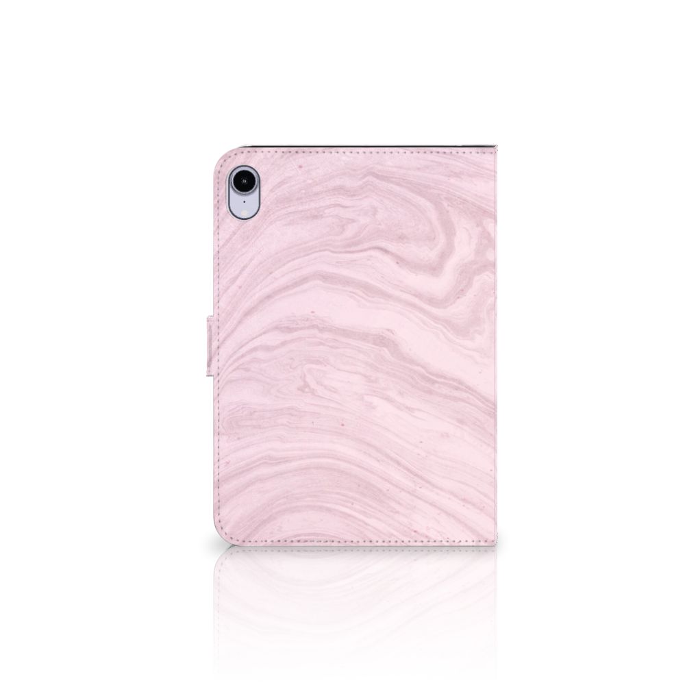 iPad Mini 6 (2021) Leuk Tablet hoesje  Marble Pink - Origineel Cadeau Vriendin