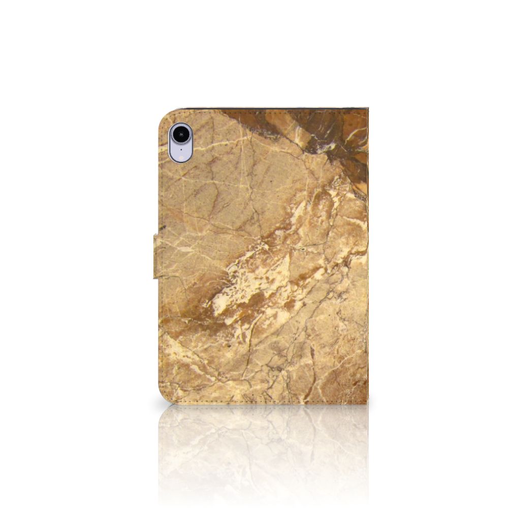 iPad Mini 6 (2021) Leuk Tablet hoesje  Marmer Creme