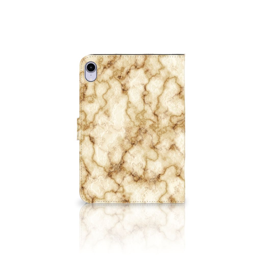 iPad Mini 6 (2021) Leuk Tablet hoesje  Marmer Goud