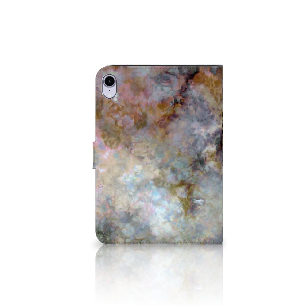 iPad Mini 6 (2021) Leuk Tablet hoesje  Marmer Grijs
