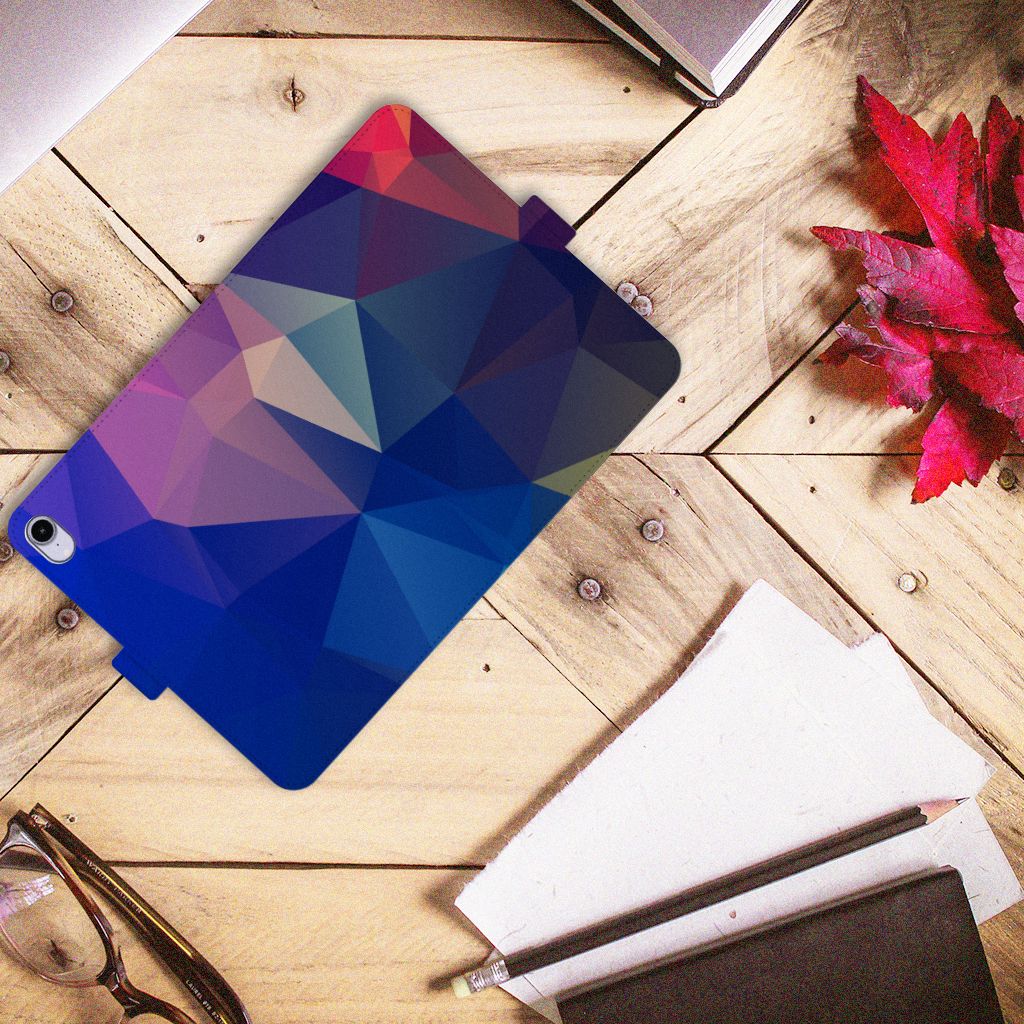 iPad Mini 6 (2021) Tablet Beschermhoes Polygon Dark