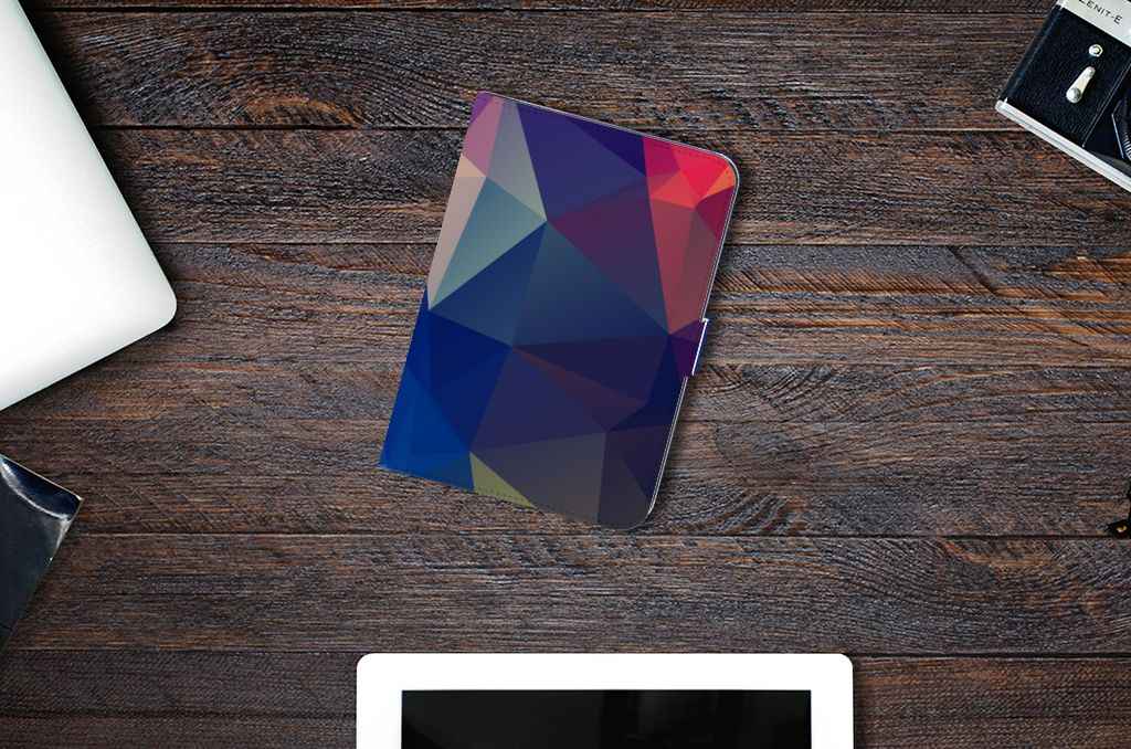 iPad Mini 6 (2021) Tablet Beschermhoes Polygon Dark