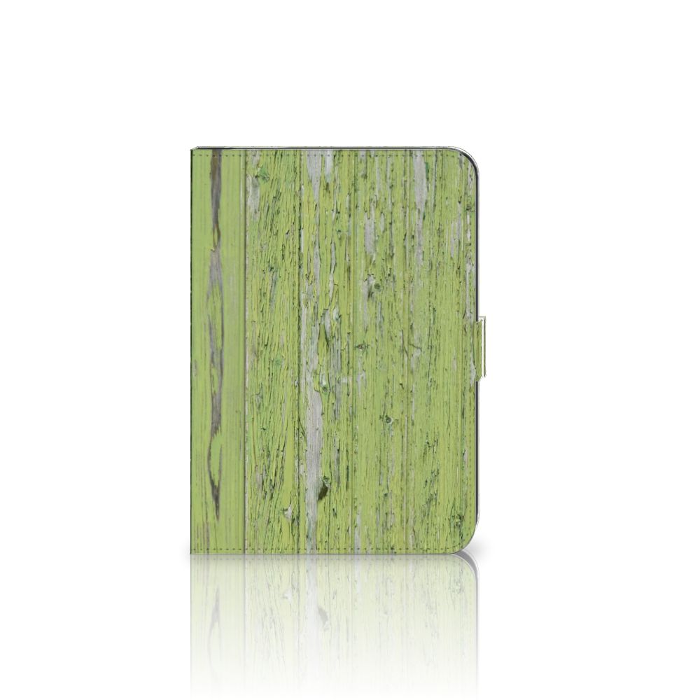 iPad Mini 6 (2021) Tablet Book Cover Green Wood