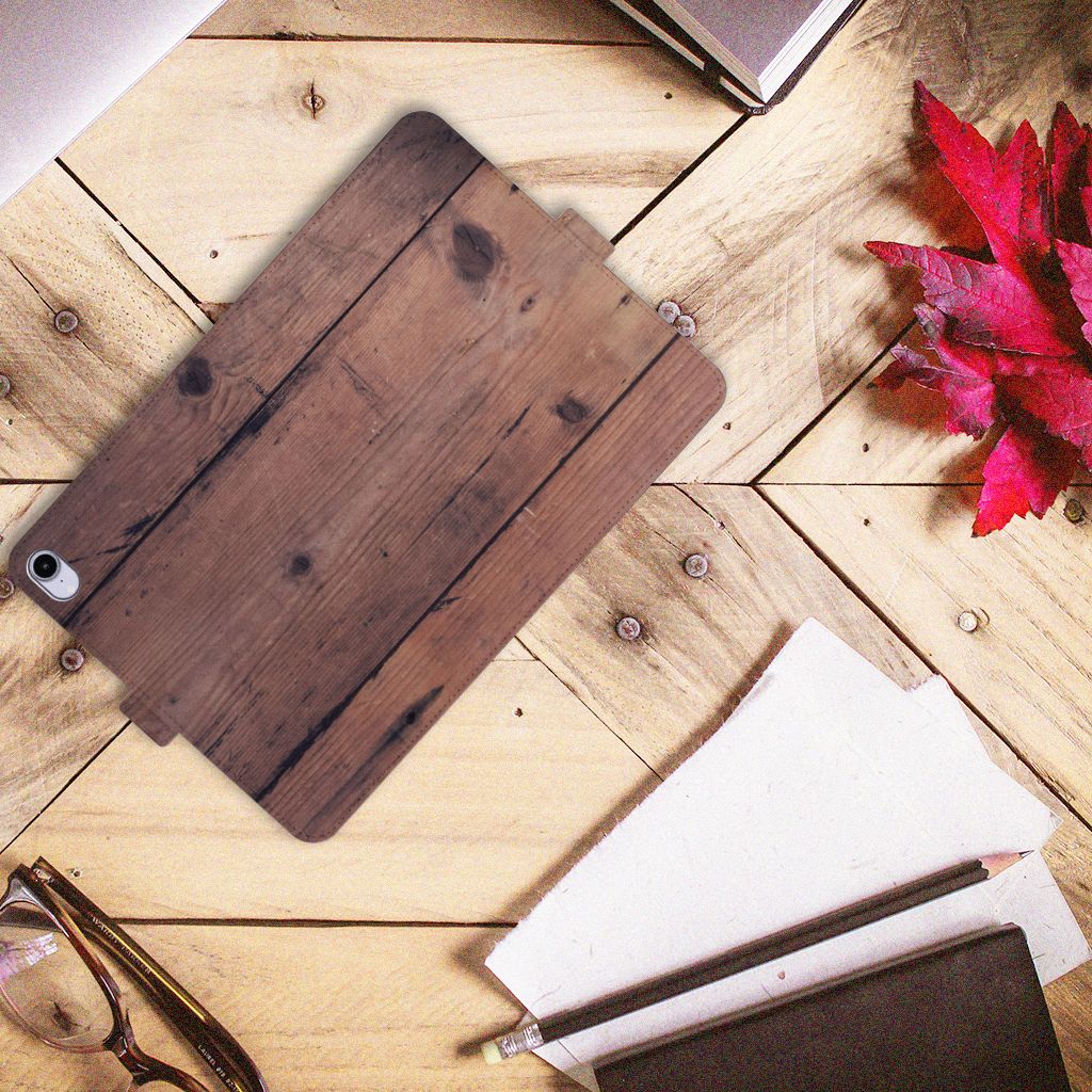 iPad Mini 6 (2021) Tablet Book Cover Old Wood